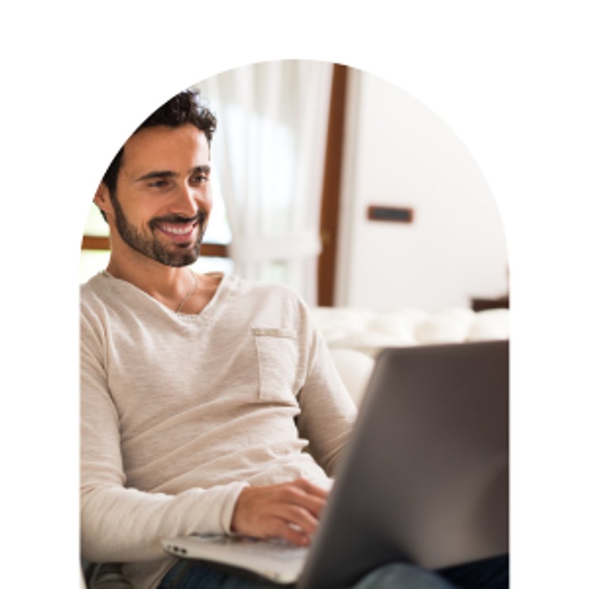 Man on laptop
