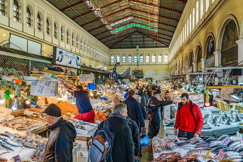 Athens Food Tour with Varvakios Agora Market