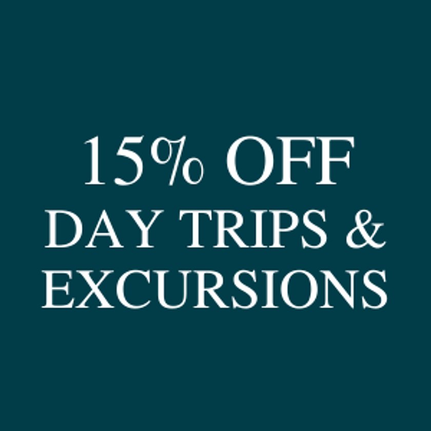 15% off excursions