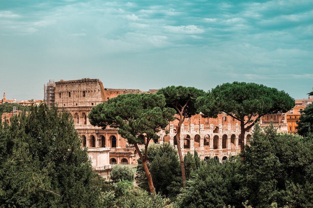 Colosseum, as seen from the Palatine Hill