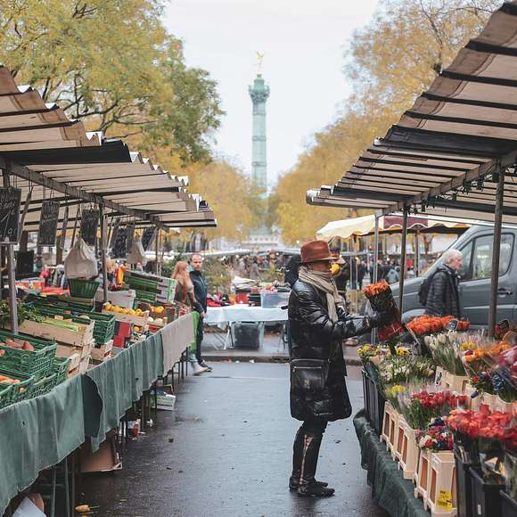 paris market tour