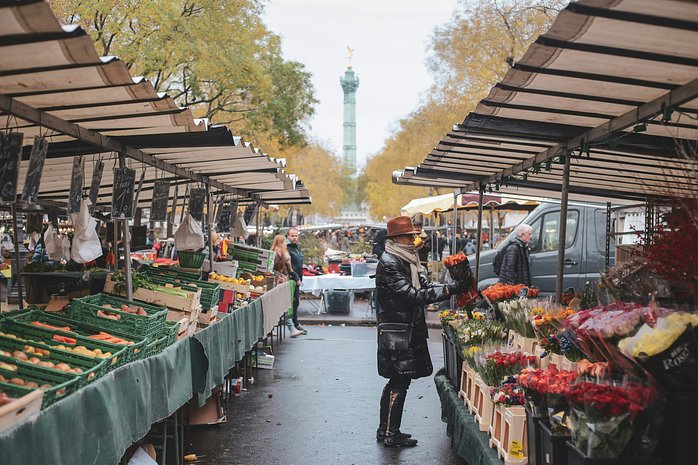 Paris Local Market Food Tour with Wine Tasting