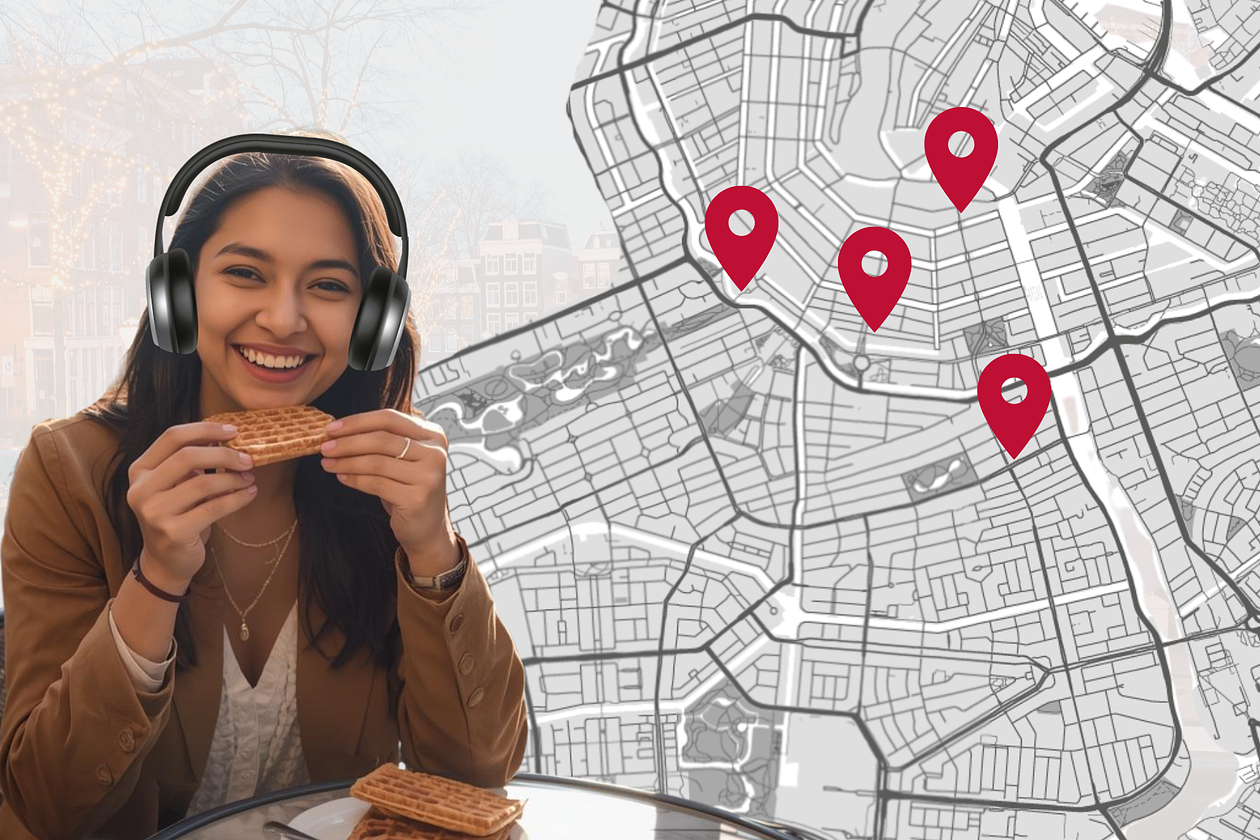 self guided food tour amsterdam