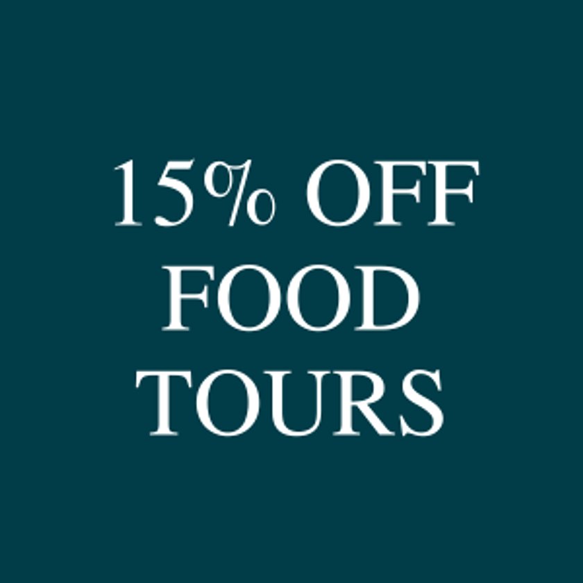 15% off food tours