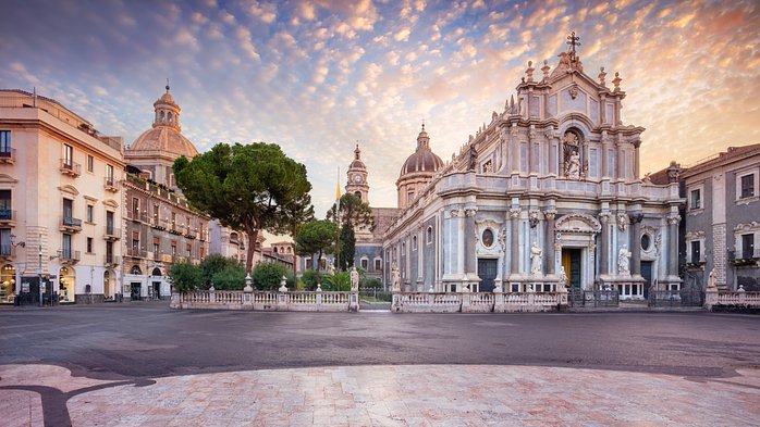 Introduction to Catania with the Duomo and Street Food