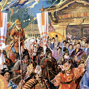 Celebration of Yorimoto becoming Shogun of Japan