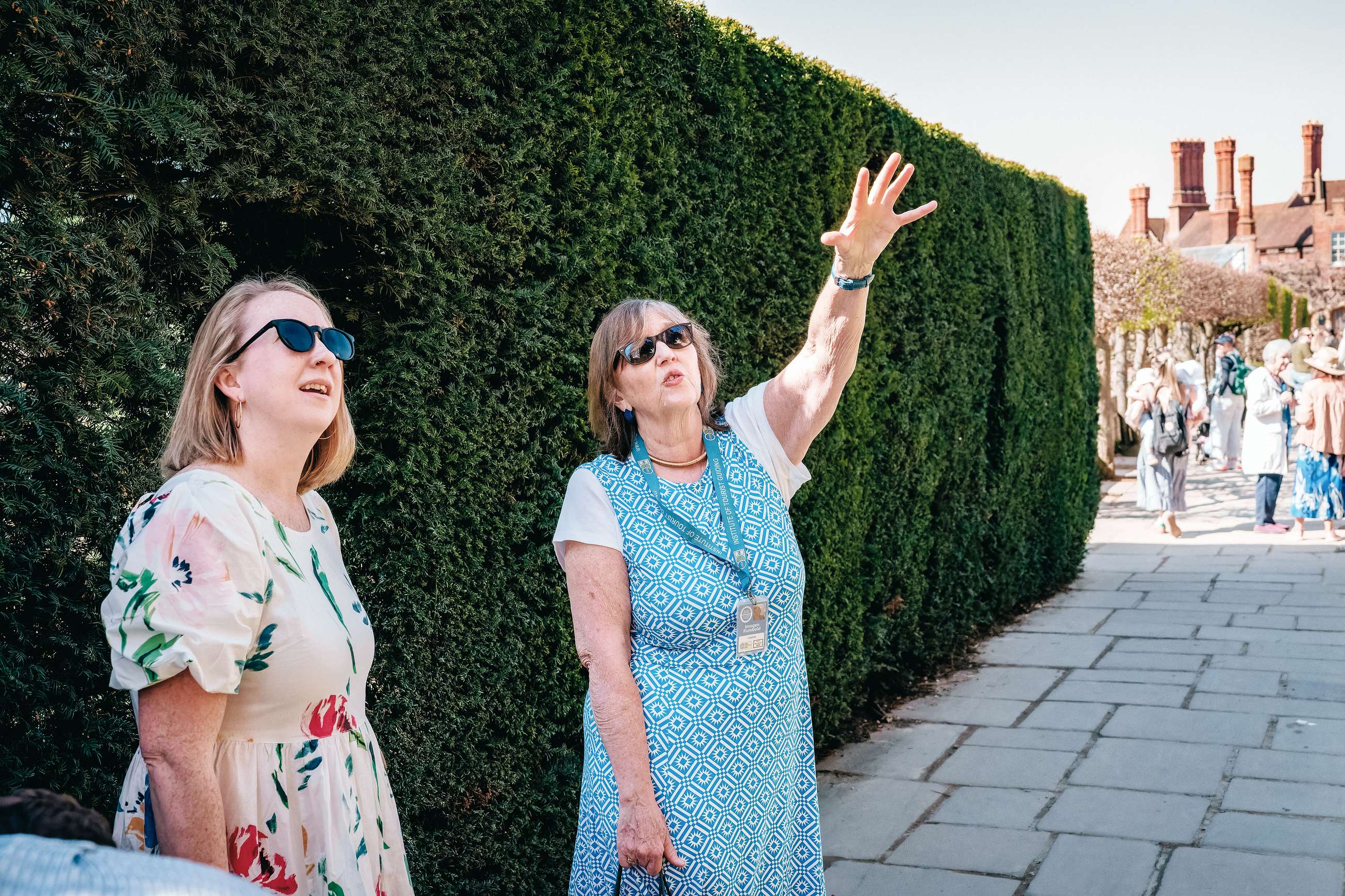 Our expert explaining the architecture