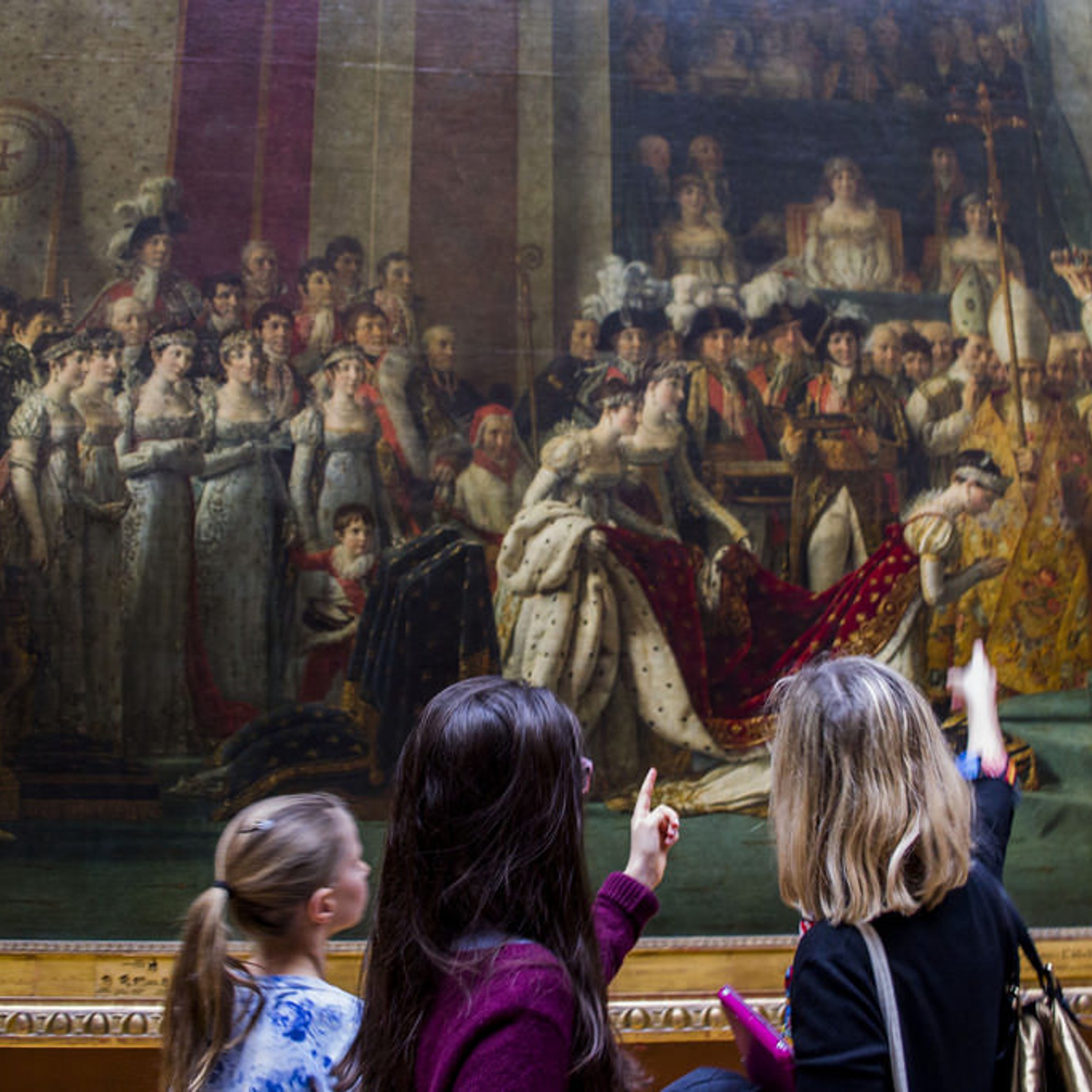 louvre with kids