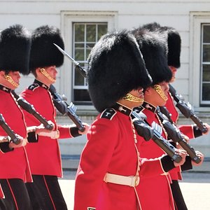 Guards marching