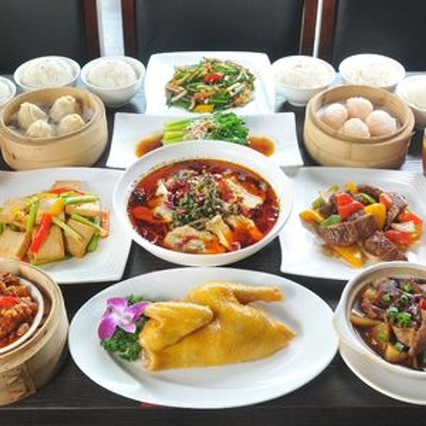 plate of chinese food