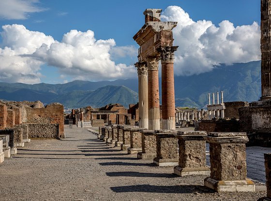 Full-Day Pompeii & Herculaneum Day Trip from Naples with Vesuvius Views & Skip-the-Line Tickets