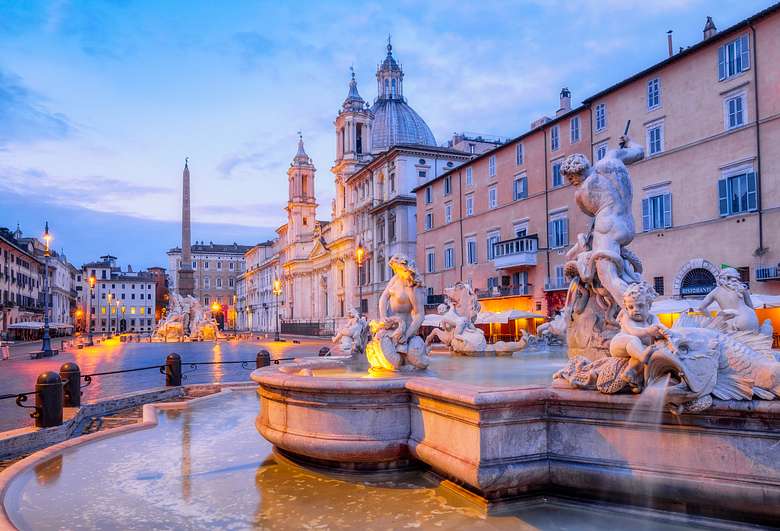 Rome Night Tour with Piazza Navona