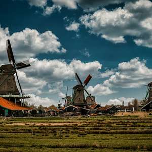 zaanse schans windmills